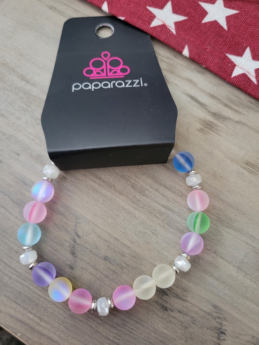 Paparazzi Multicolor Matte Bead Stretch Bracelet